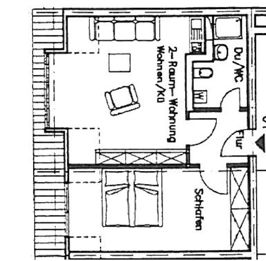 2 Zimmer Wohnung mit 46 m² in Halle (Saale) – Bild 2