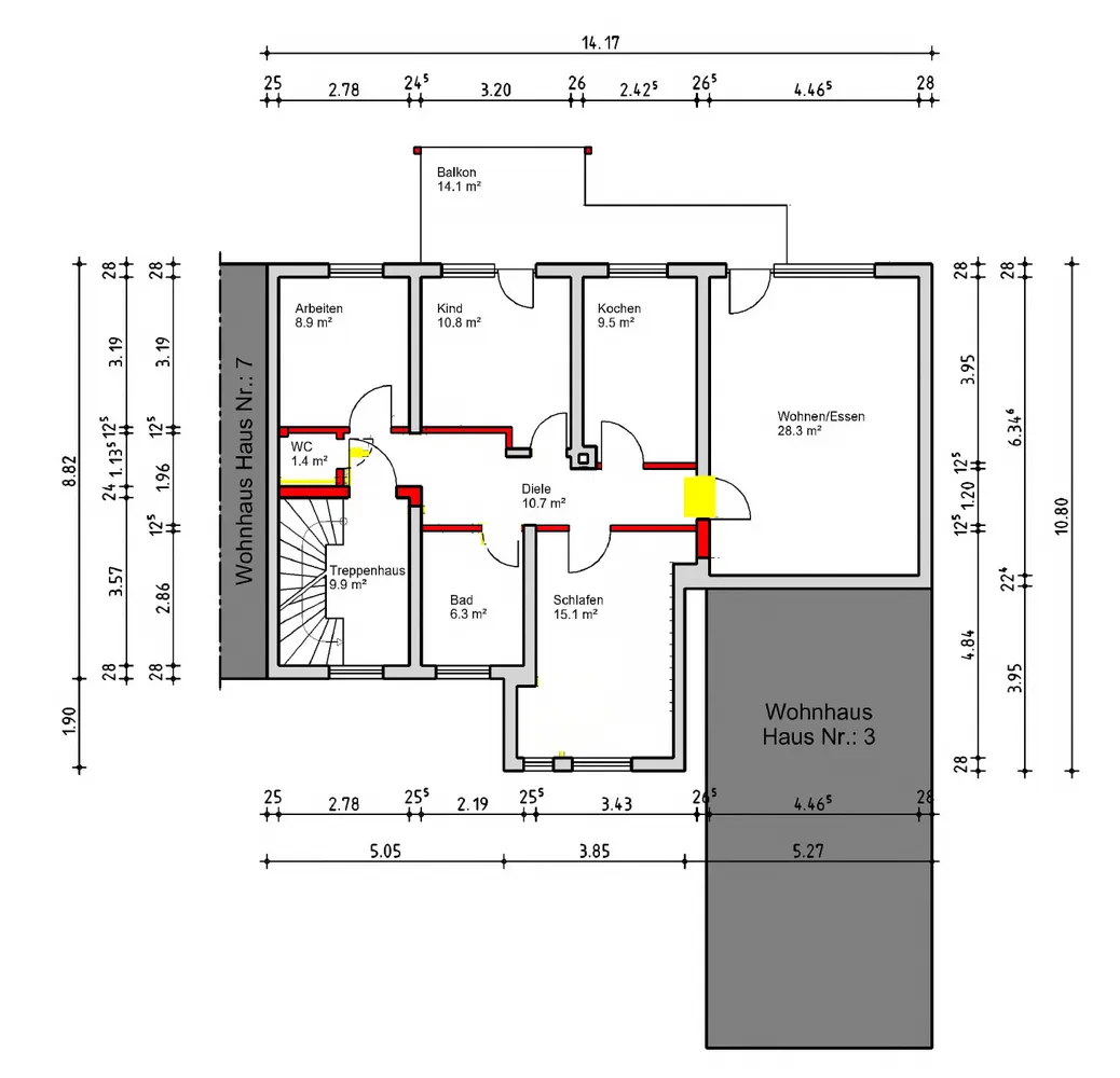 4 Zimmer Wohnung mit 95 m² in Sankt Augustin – Bild 3