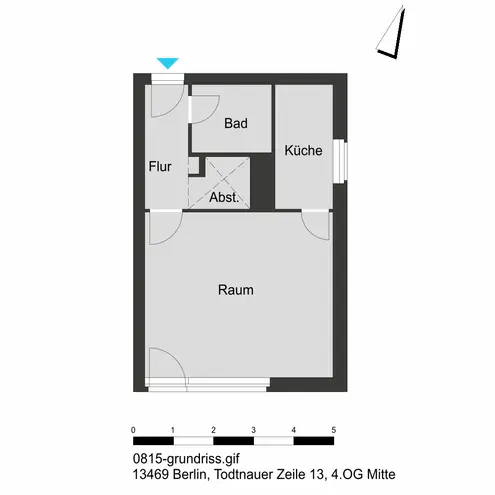 1 Zimmer Wohnung mit 33 m² in Berlin – Bild 6