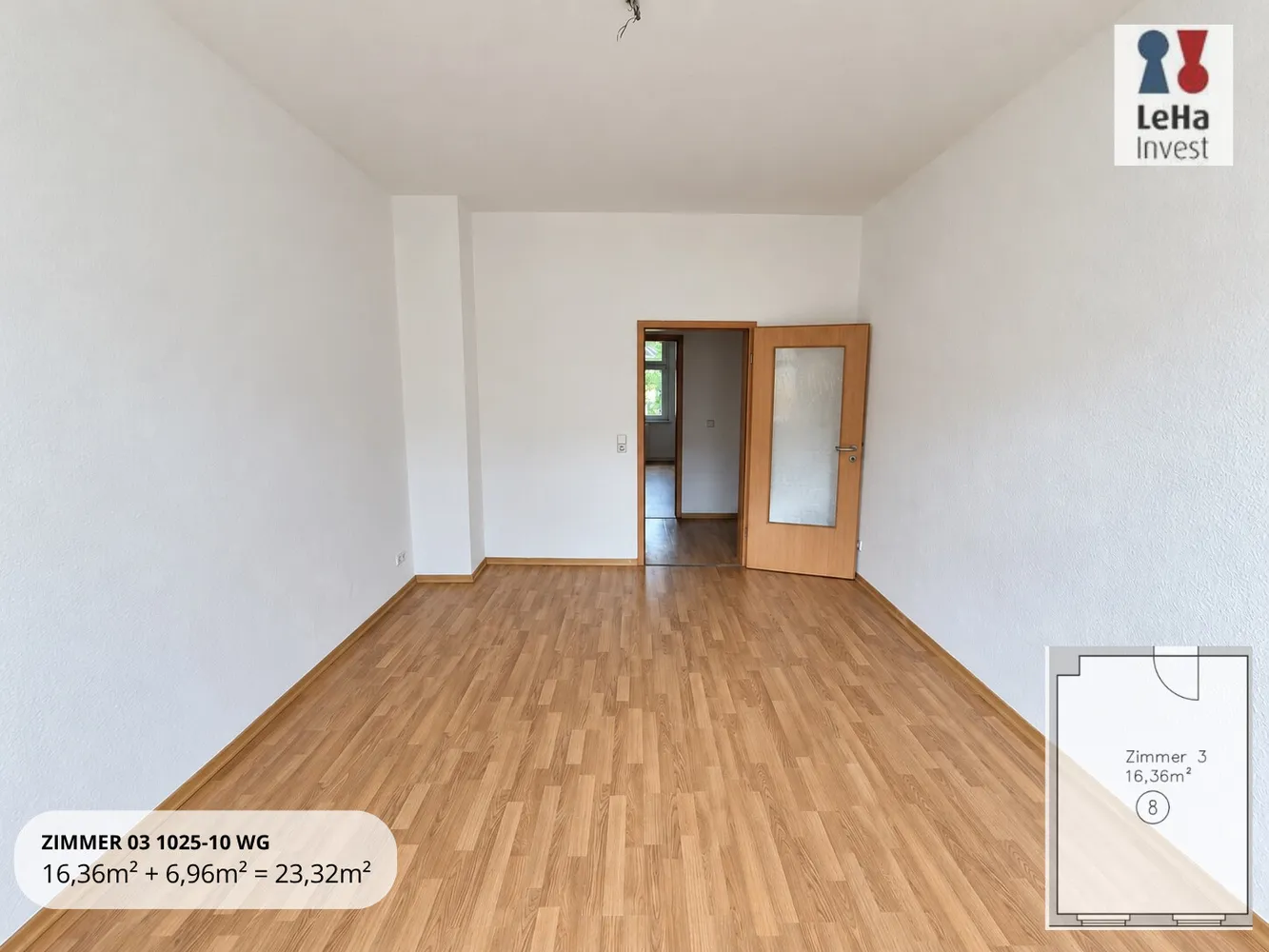 3 Zimmer Wohnung mit 16 m² in Leipzig – Bild 6