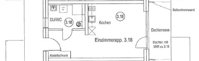 1 Zimmer Wohnung mit 35 m² in Freiburg im Breisgau – Bild 4