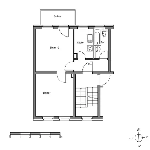 2 Zimmer Wohnung mit 46 m² in Bielefeld – Bild 4