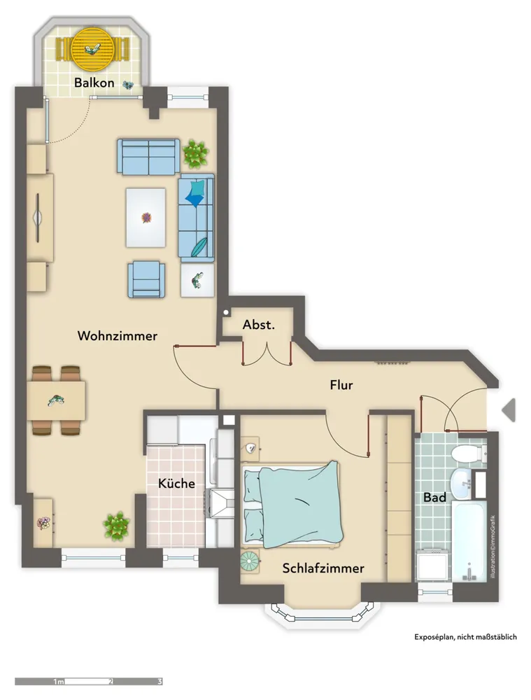 2 Zimmer Wohnung mit 61 m² in Bremerhaven – Bild 9