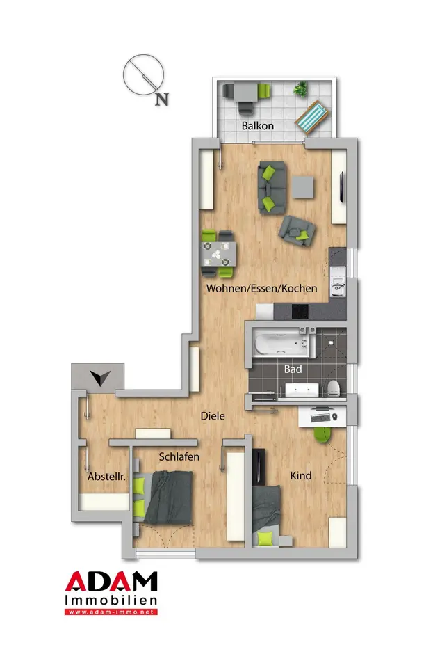 3 Zimmer Wohnung mit 84 m² in Kehl – Bild 6