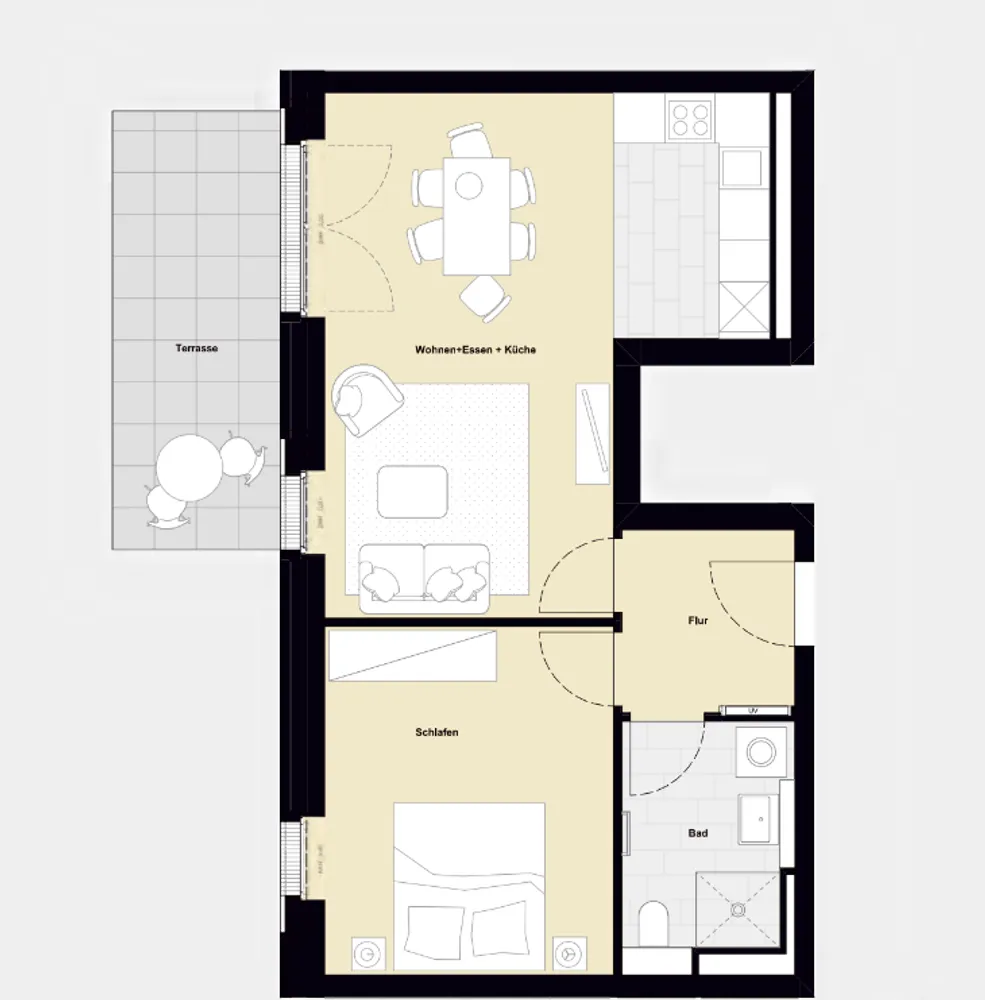 2 Zimmer Wohnung mit 55 m² in Hamburg – Bild 9