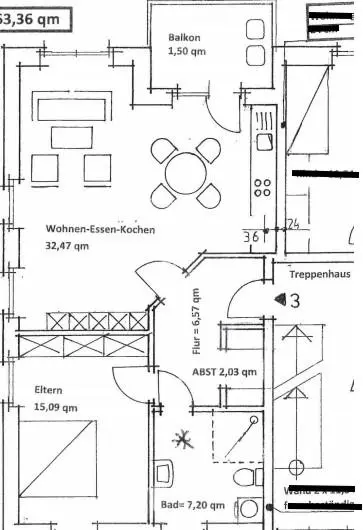 2 Zimmer Wohnung mit 64 m² in Rheine – Bild 3