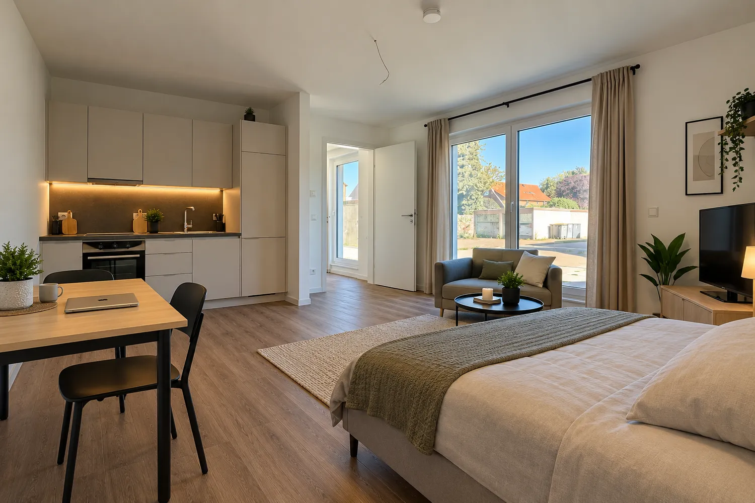1 Zimmer Wohnung mit 30 m² in Münster – Bild 1