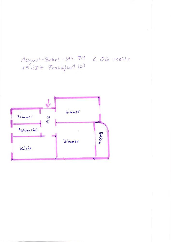 3 Zimmer Wohnung mit 60 m² in Frankfurt (Oder) – Bild 9