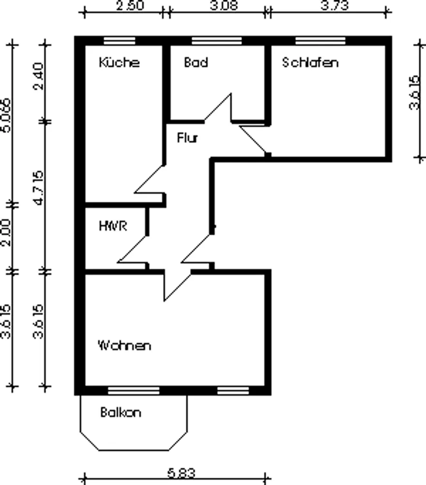 2 room apartment with 70 m² in Magdeburg – Photo 2