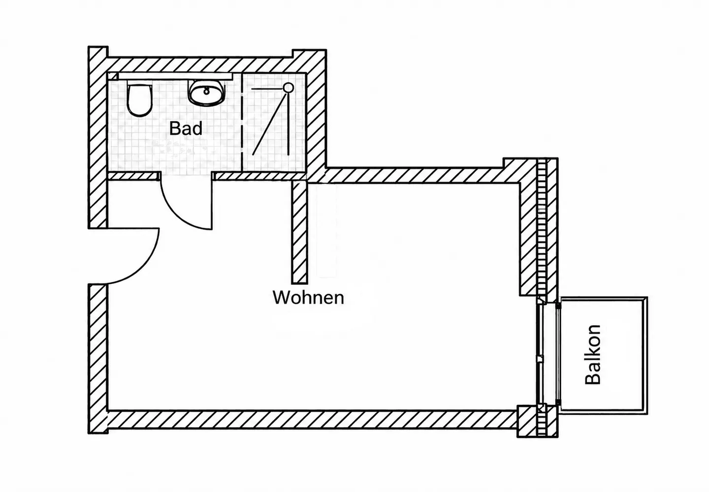 1 Zimmer Wohnung mit 25 m² in Oldenburg – Bild 7