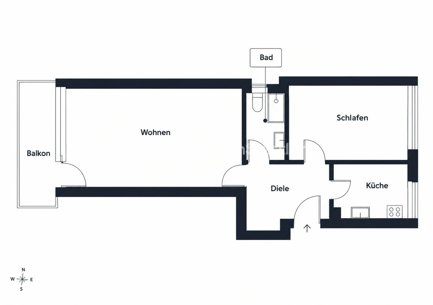 2 Zimmer Wohnung mit 59 m² in Augsburg – Bild 4