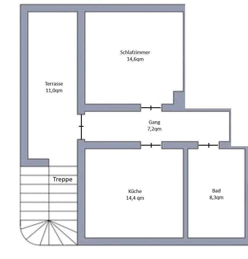 2 Zimmer Wohnung mit 47 m² in Traunstein – Bild 5
