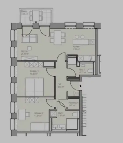3 Zimmer Wohnung mit 82 m² in Dortmund – Bild 9