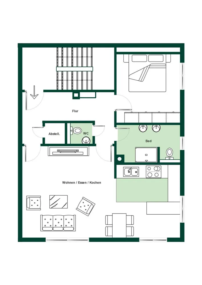 2 Zimmer Wohnung mit 73 m² in Berlin – Bild 3