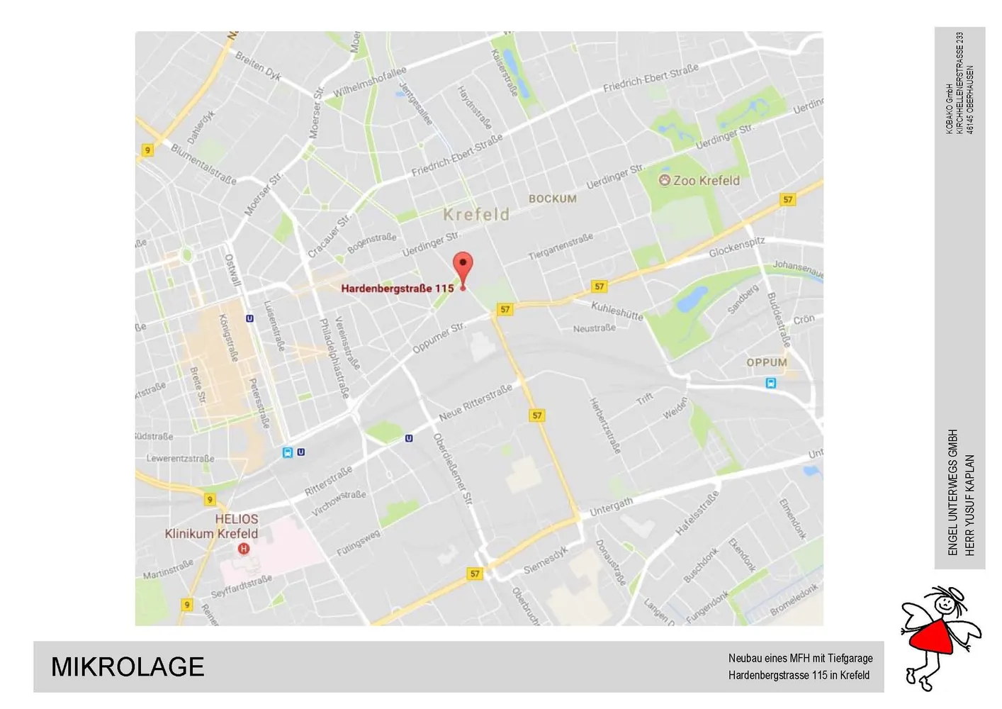 2 Zimmer Wohnung mit 50 m² in Krefeld – Bild 2