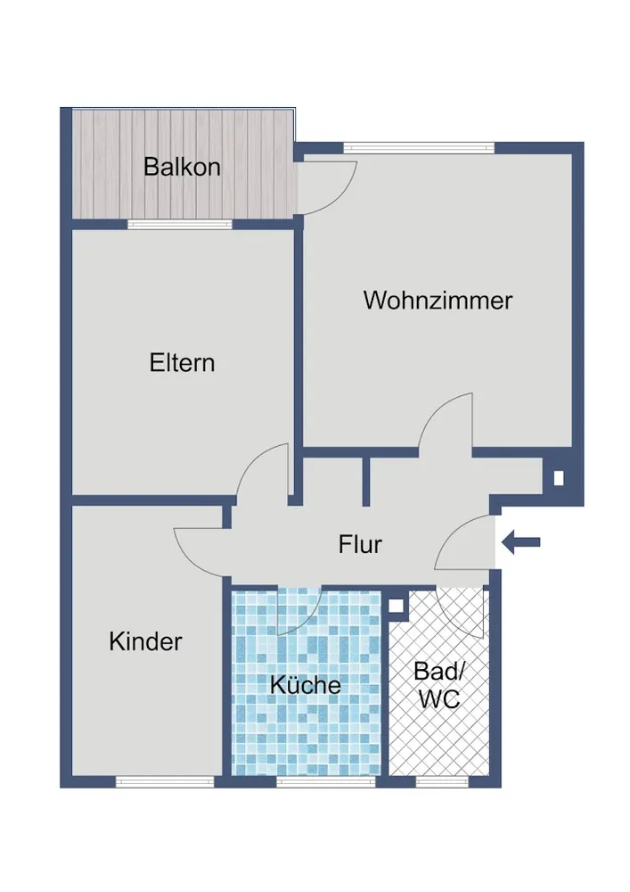 3 Zimmer Wohnung mit 69 m² in Kassel – Bild 5