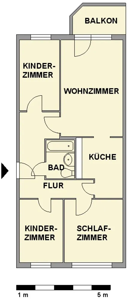4 Zimmer Wohnung mit 67 m² in Chemnitz – Bild 3