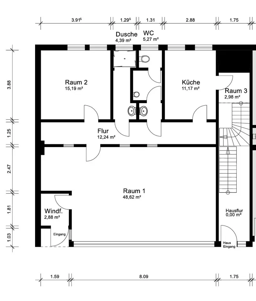 3 Zimmer Wohnung mit 85 m² in Bremen – Bild 8