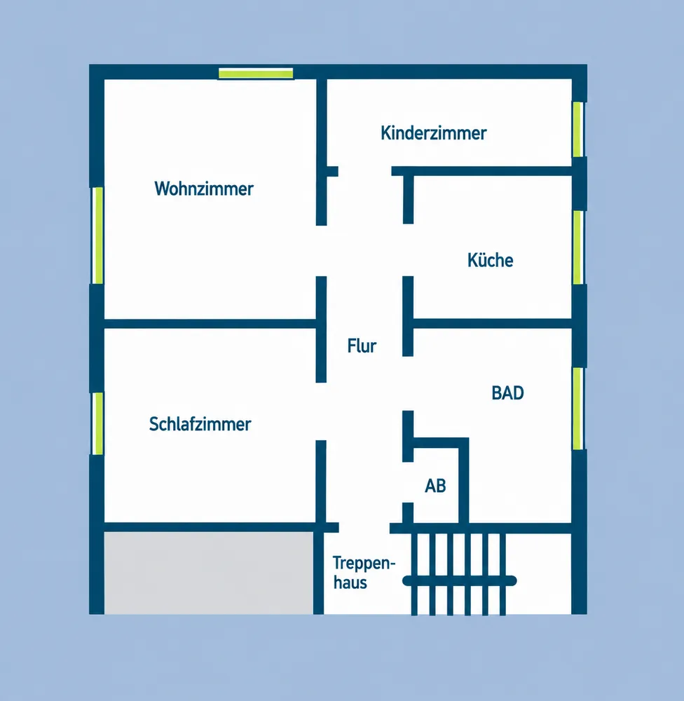 3 Zimmer Wohnung mit 62 m² in Moers – Bild 4