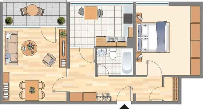 2 Zimmer Wohnung mit 62 m² in Dortmund – Bild 4