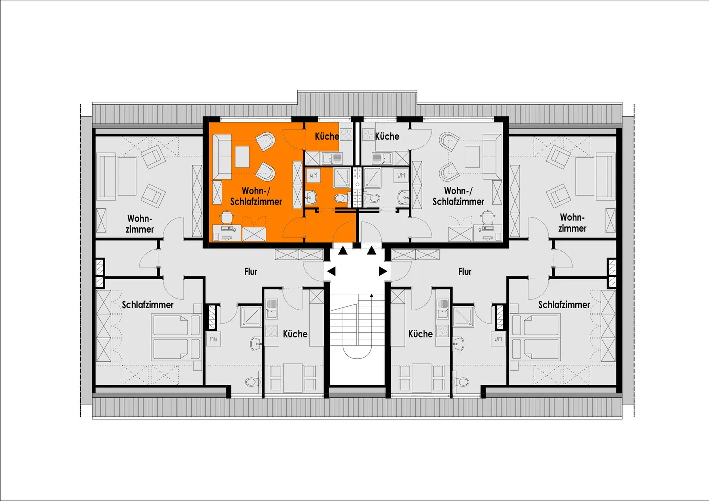 1 Zimmer Wohnung mit 31 m² in Hannover – Bild 1