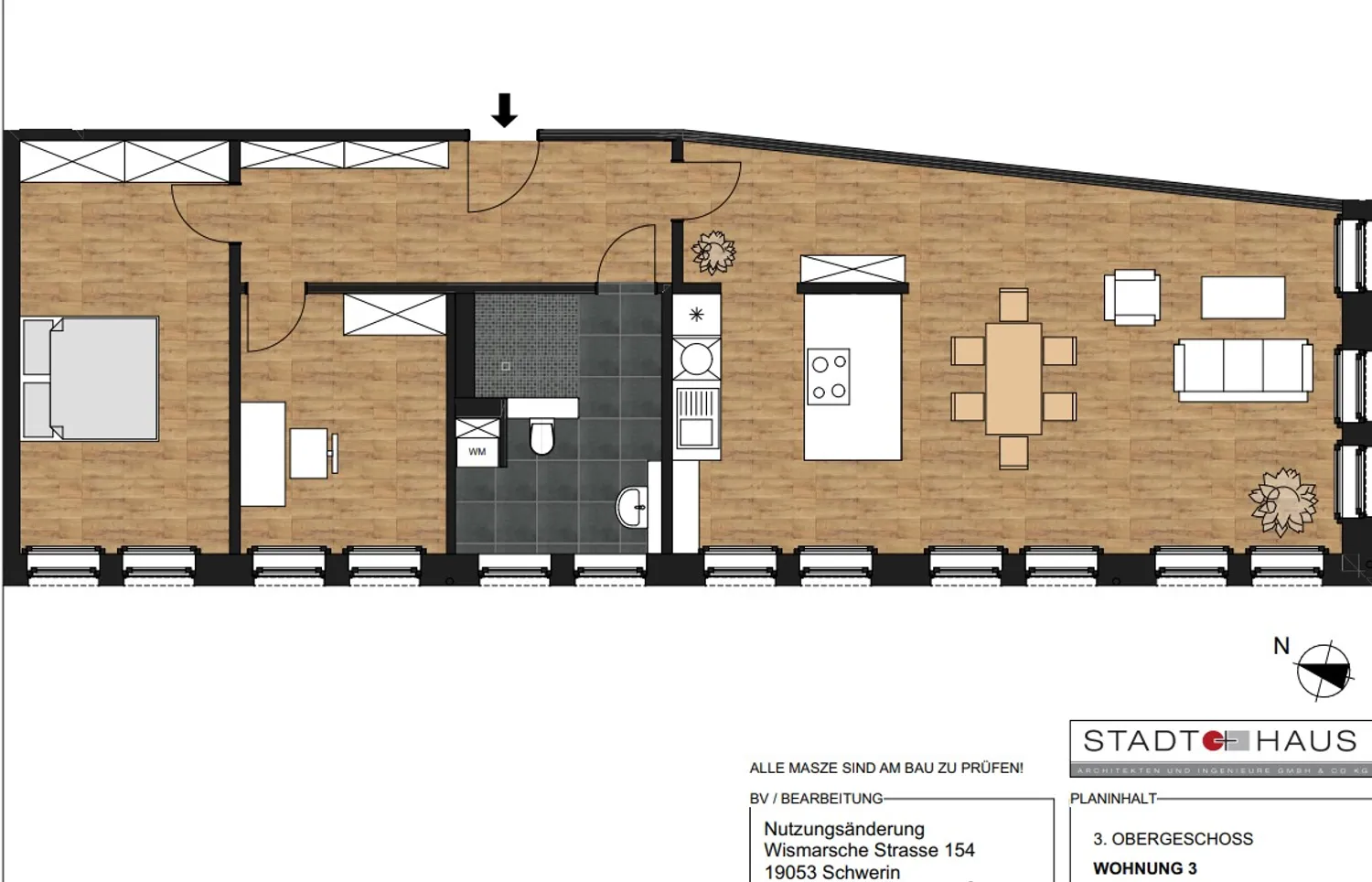 3 Zimmer Wohnung mit 104 m² in Schwerin – Bild 8