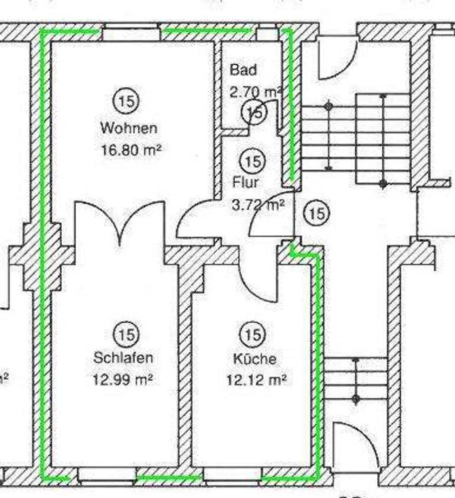 2 Zimmer Wohnung mit 48 m² in Halle (Saale) – Bild 5