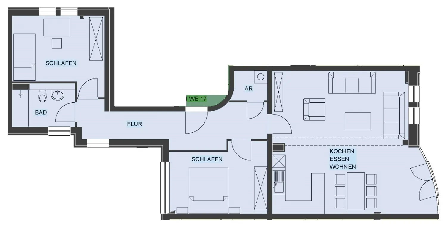 3 Zimmer Wohnung mit 92 m² in Berlin – Bild 4