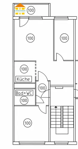 3 Zimmer Wohnung mit 56 m² in Chemnitz – Bild 2