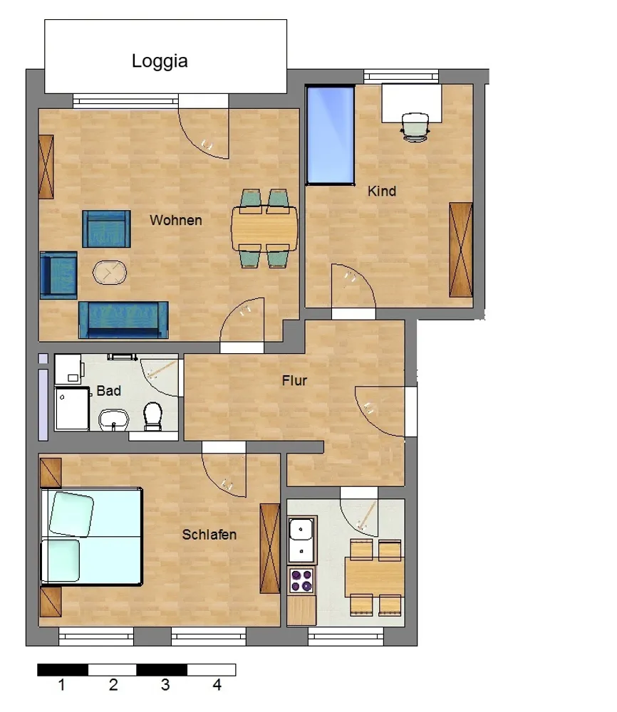 3 Zimmer Wohnung mit 85 m² in Hannover – Bild 5