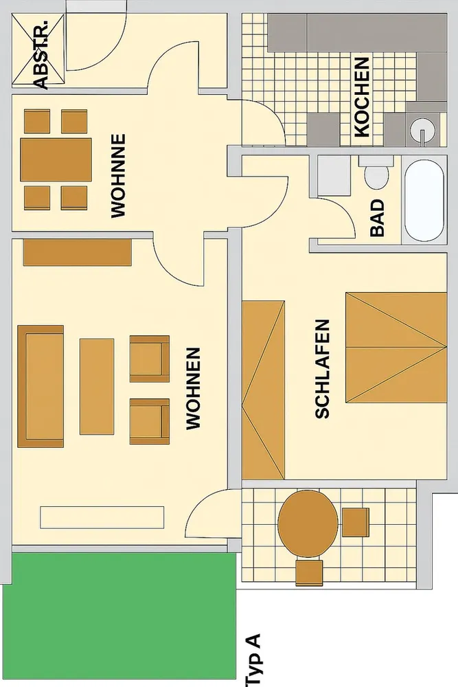 3 Zimmer Wohnung mit 66 m² in Herne – Bild 3