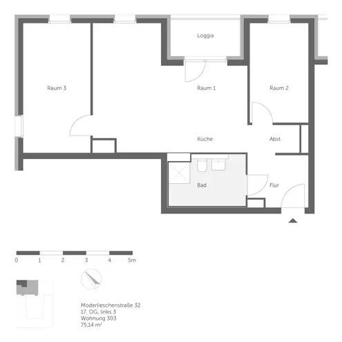3 Zimmer Wohnung mit 75 m² in Berlin – Bild 6