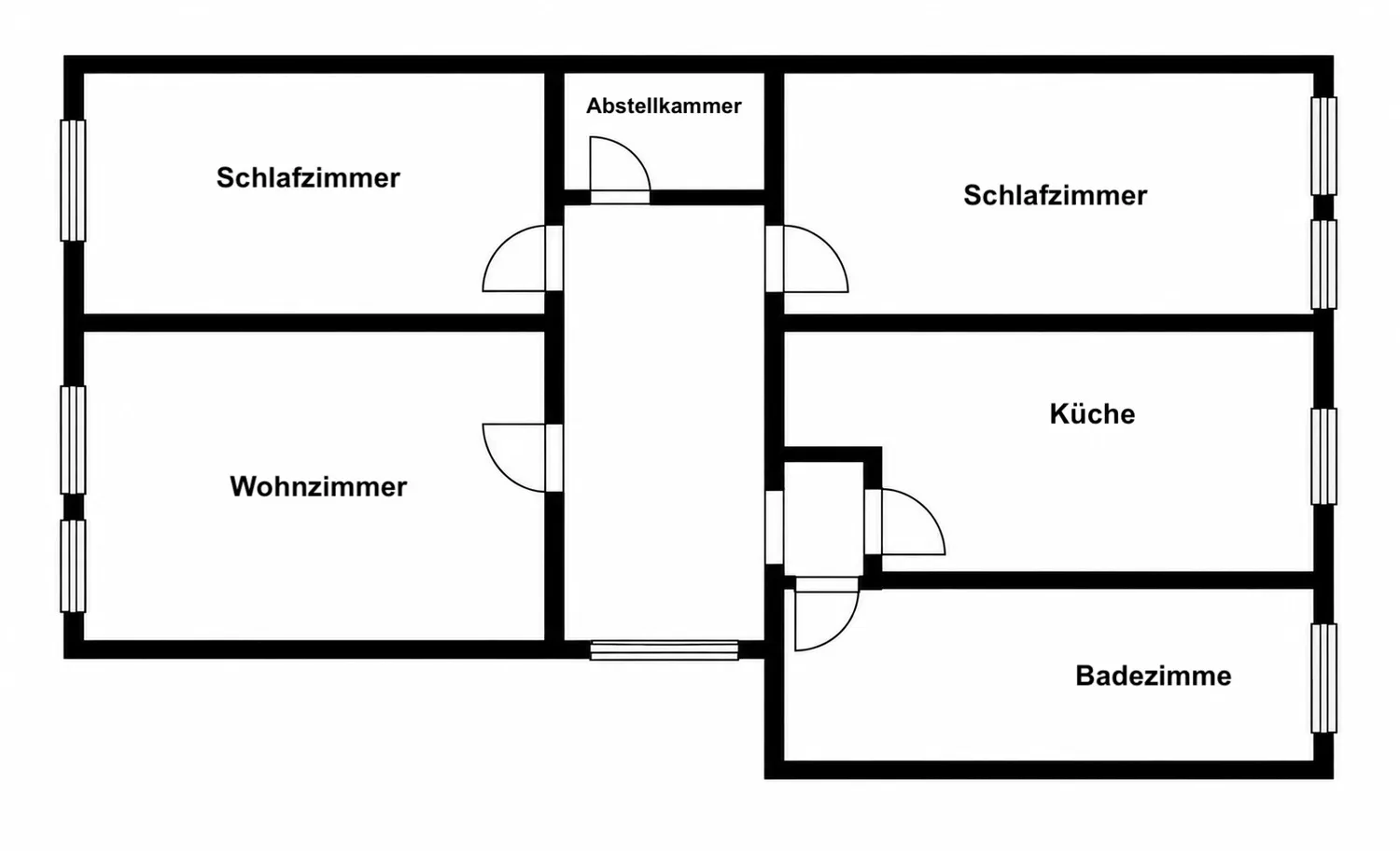 3 Zimmer Wohnung mit 83 m² in Halle (Saale) – Bild 2
