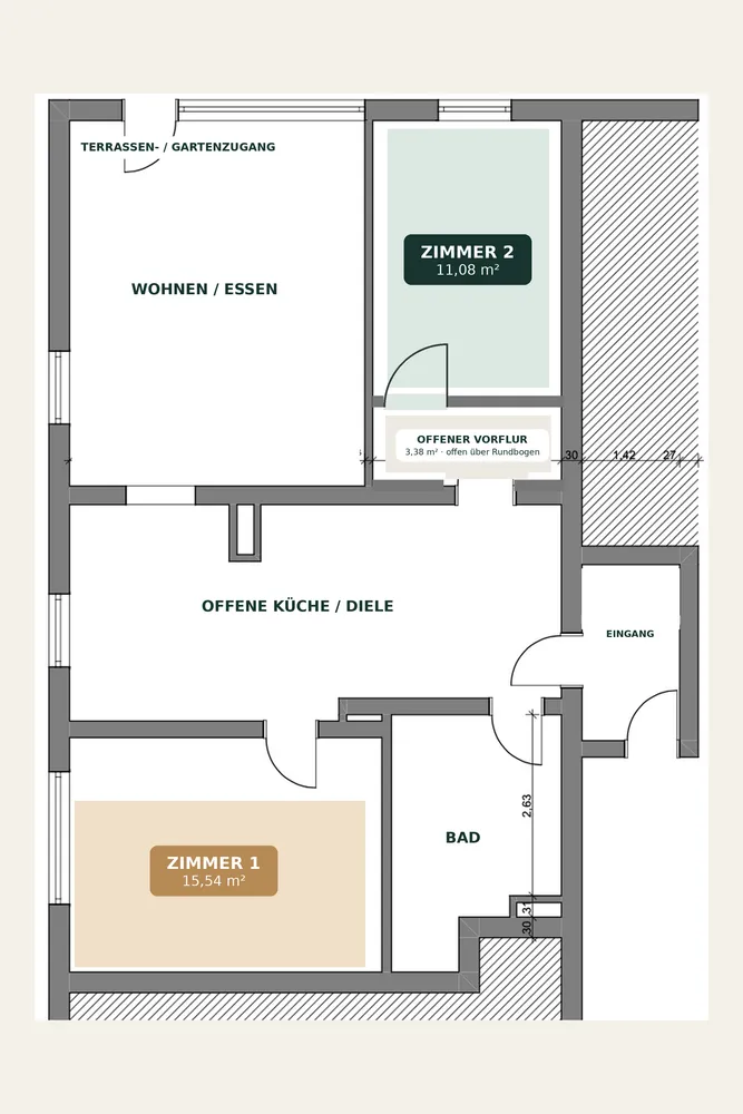4 Zimmer Wohnung mit 85 m² in München – Bild 9