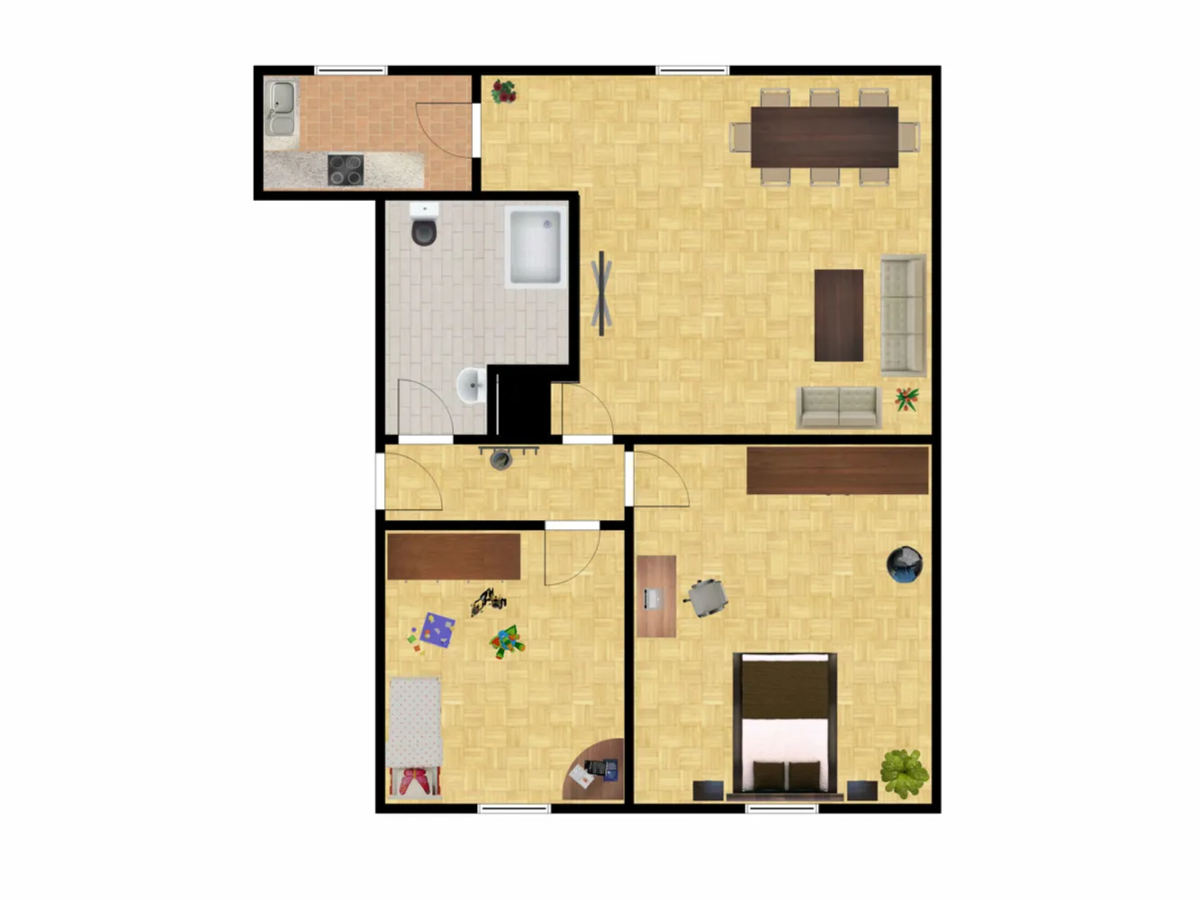 3 Zimmer Wohnung mit 62 m² in Hattingen – Bild 5
