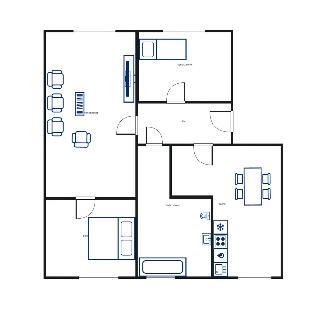 3 Zimmer Wohnung mit 68 m² in Kassel – Bild 2