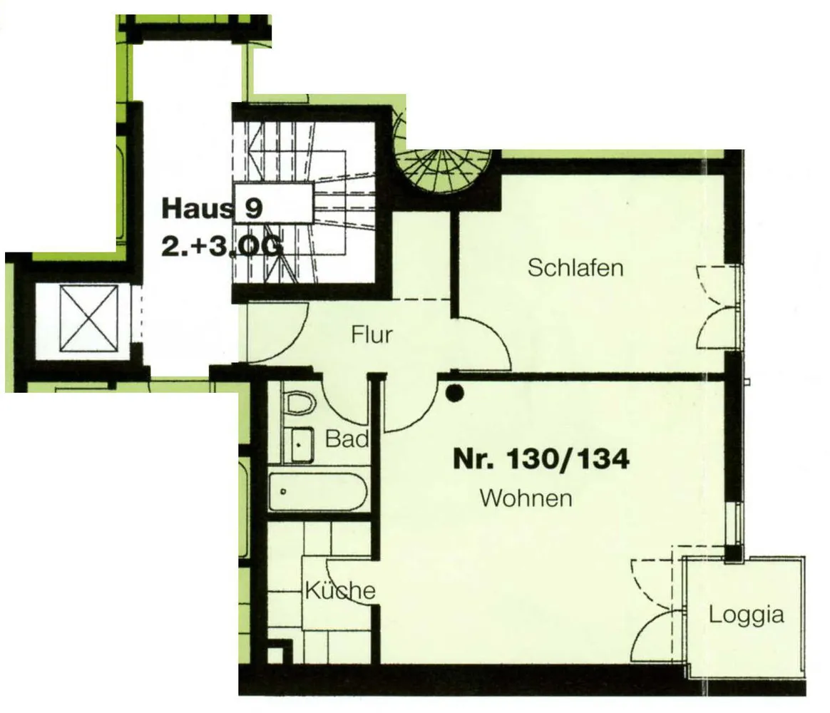 2 Zimmer Wohnung mit 56 m² in Deggendorf – Bild 1