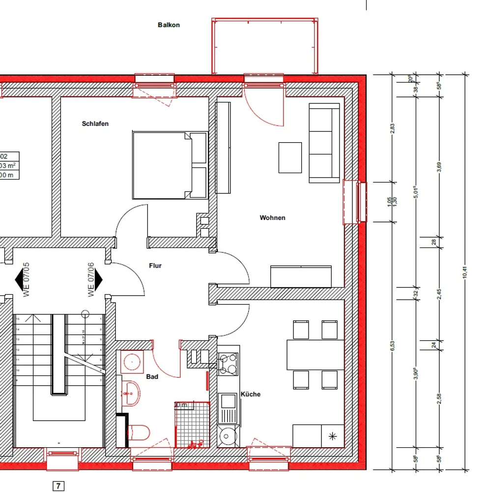 2 Zimmer Wohnung mit 59 m² in Bayreuth – Bild 6