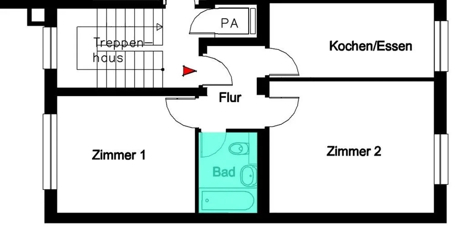 3 room apartment with 54 m² in Cologne – Photo 1