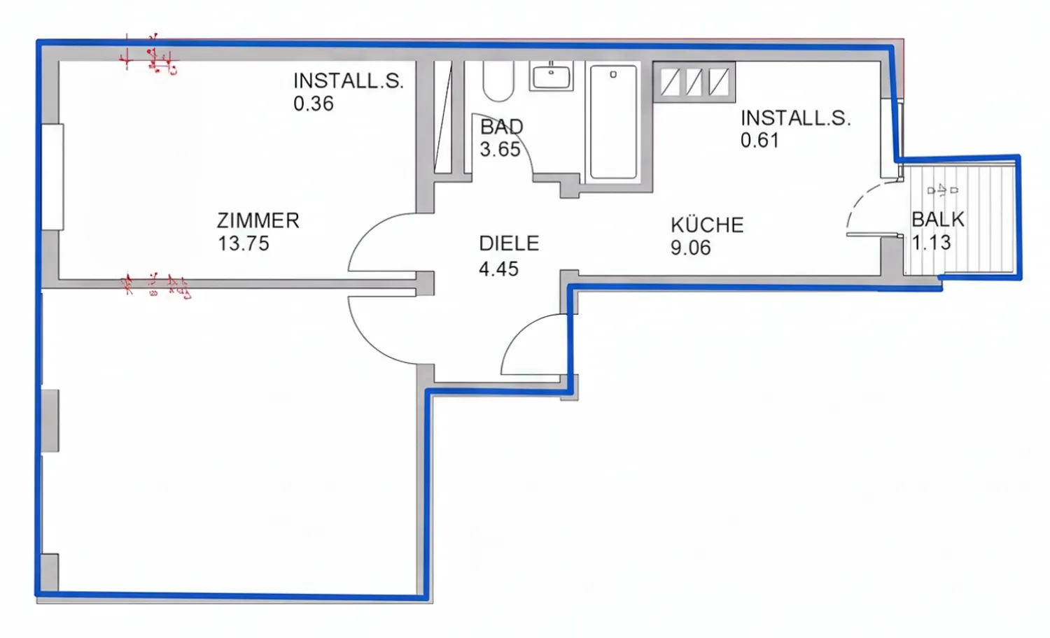 2 Zimmer Wohnung mit 52 m² in Mannheim – Bild 8
