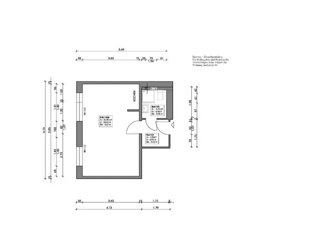 1 Zimmer Wohnung mit 28 m² in Halle (Saale) – Bild 6