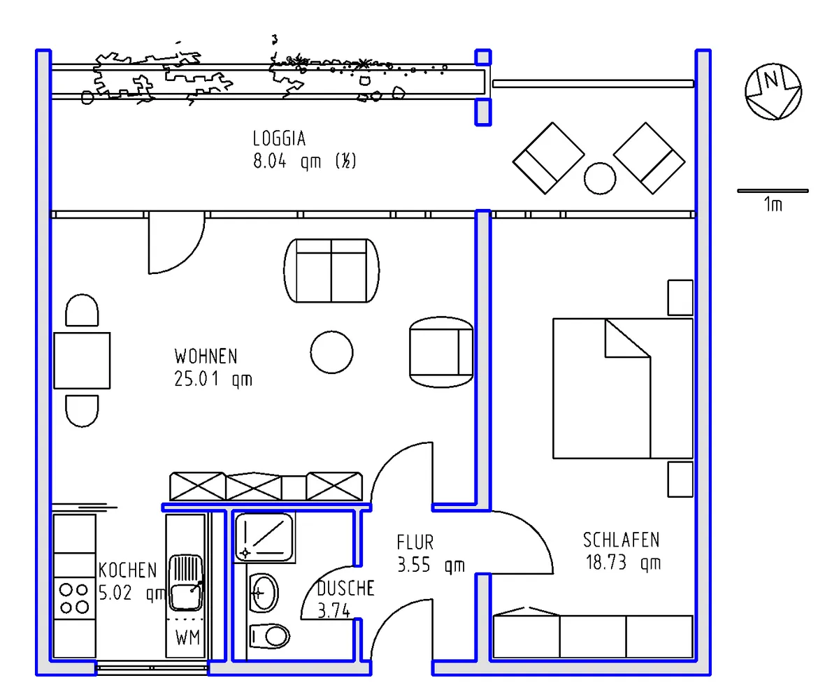 2 Zimmer Wohnung mit 64 m² in Mannheim – Bild 4