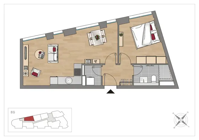 2 Zimmer Wohnung mit 48 m² in Leipzig – Bild 5