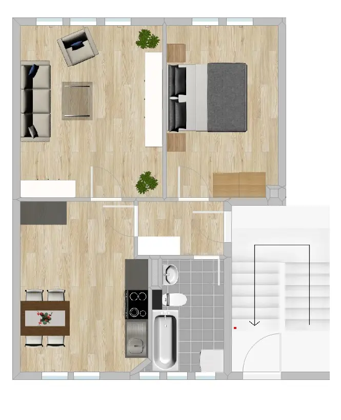 2 Zimmer Wohnung mit 53 m² in Riesa – Bild 5