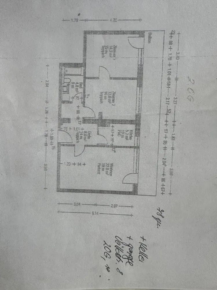 3 Zimmer Wohnung mit 79 m² in Augsburg – Bild 12