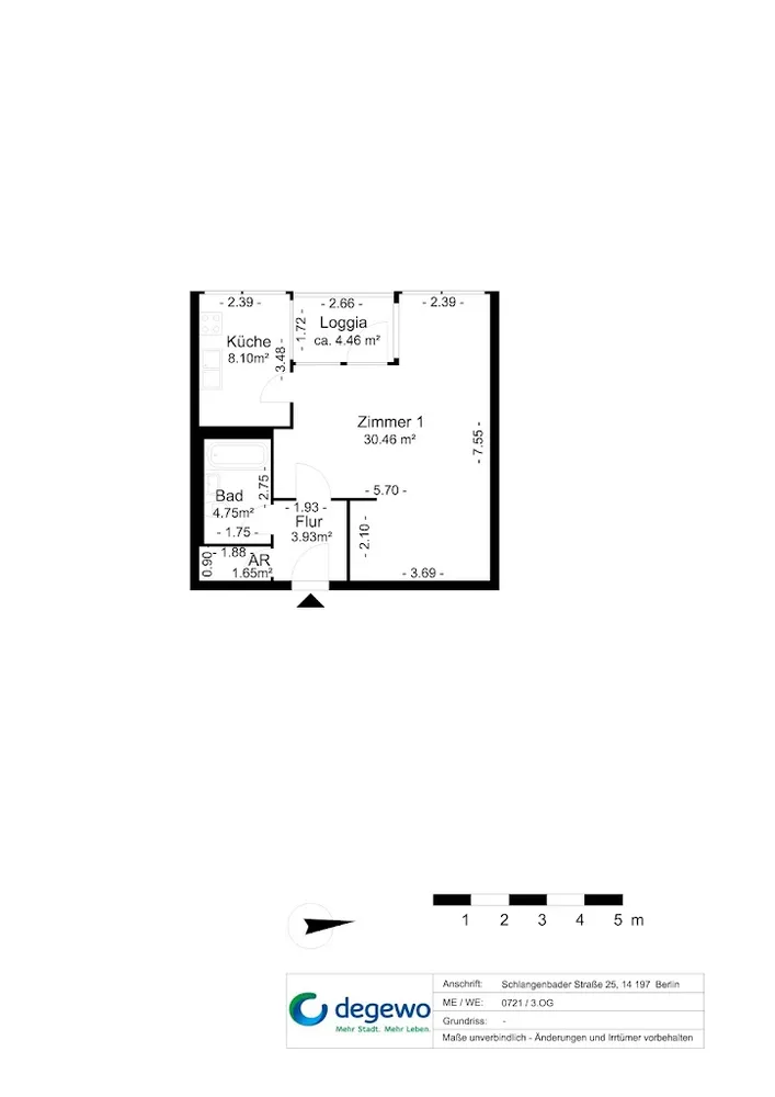 1 Zimmer Wohnung mit 51 m² in Berlin – Bild 5