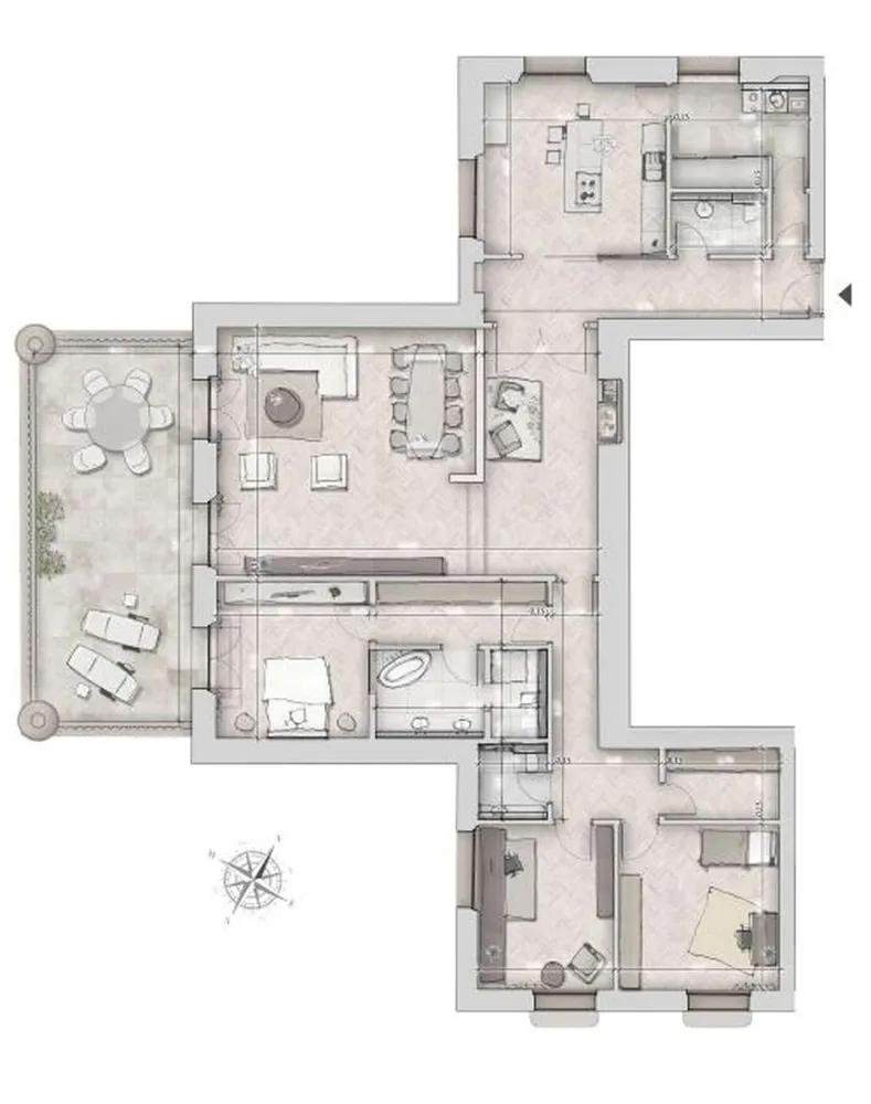 5 Zimmer Wohnung mit 222 m² in Köln – Bild 11