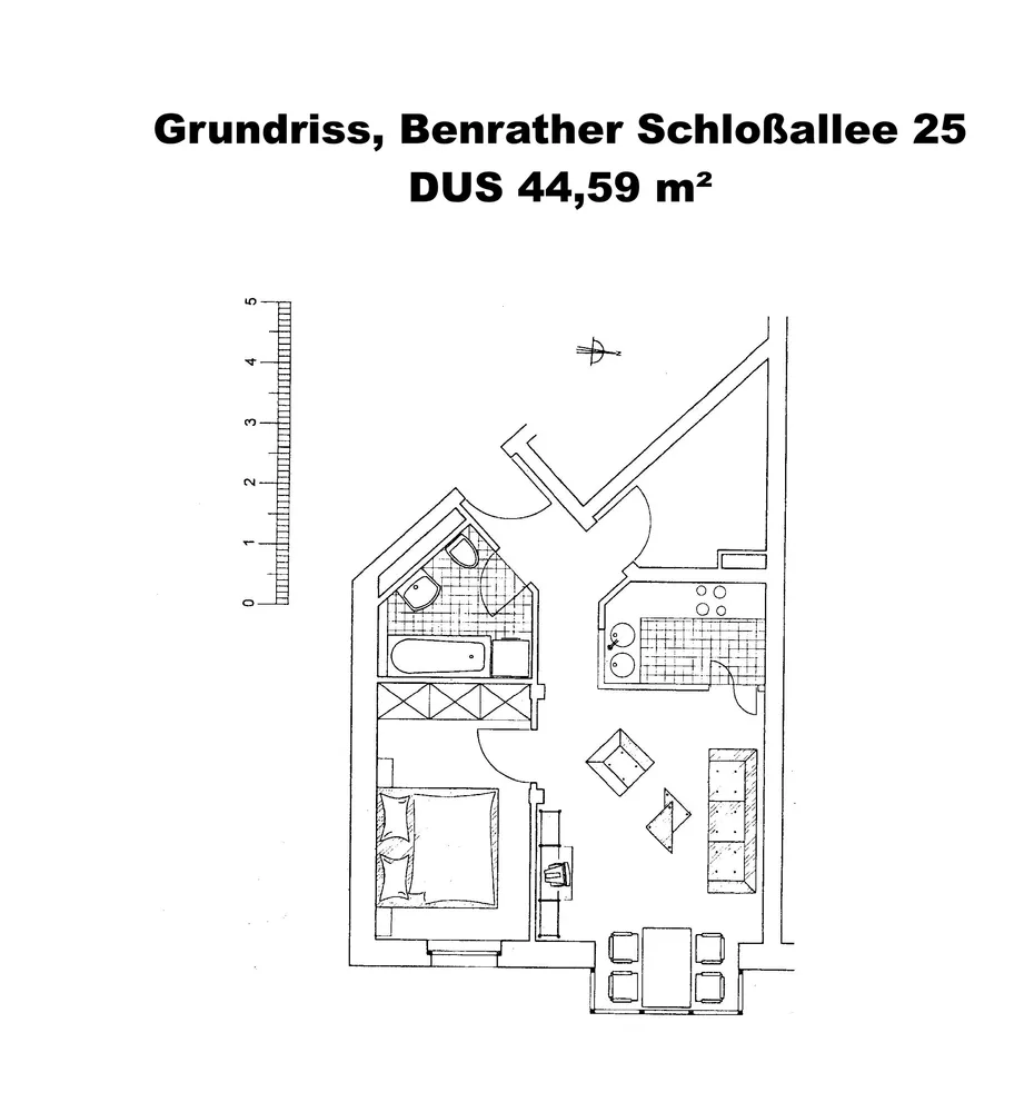 2 room apartment with 45 m² in Düsseldorf – Photo 10