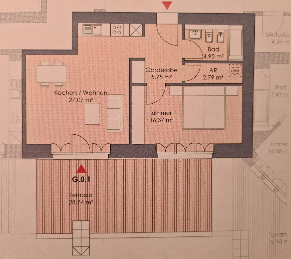 2 Zimmer Wohnung mit 71 m² in Berlin – Bild 2