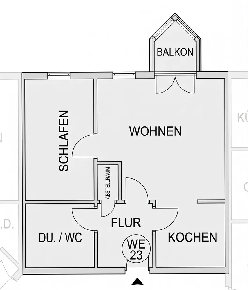 3 Zimmer Wohnung mit 50 m² in Dortmund – Bild 4